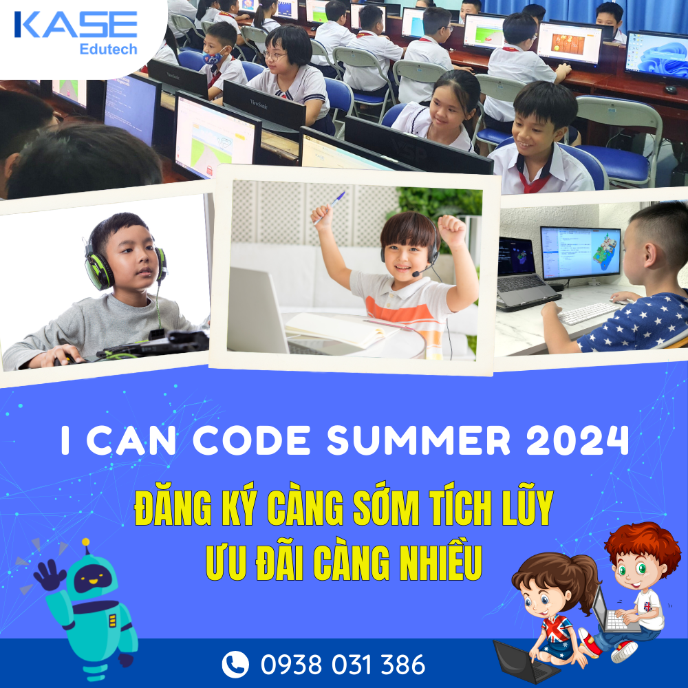 I Can Code Summer 2024 - Hè diệu kỳ trở thành chuyên gia lập trình thế kỷ 21
