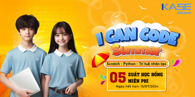 Trại hè công nghệ – Trải nghiệm lập trình miễn phí cùng KASE Edutech